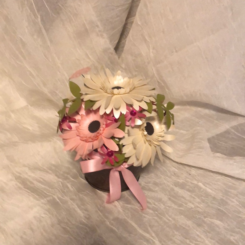 Stacy McFadden Henn paper flower arrangement